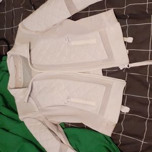 COPY - cyberpunk blanc noir leather jacket